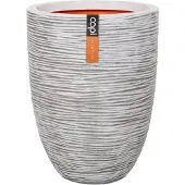 Capi Europe Capi vaas elegant met ribbels H47 cm ivoor