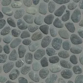 Maxaro Mozaïek Pebble Black 30x30cm Natuursteen Antraciet Mat Wandtegels | Mozaïek Wandtegels Badkamer | Mozaïek Tegels Kopen