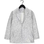 Goosecraft Dames Blazers Bowie Sequine Blazer - Zilver - Maat S