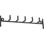 Jax Design Kapstok Hook 5 haken | Jax Design metaal zwart 10x10x40 cm wandkapstokken | NADUVI