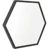 Jax Design Wandspiegel Seattle | Jax Design metaal zwart 41x46x3 cm wandspiegels | NADUVI