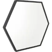 Jax Design Wandspiegel Seattle | Jax Design metaal zwart 50x58x3 cm wandspiegels | NADUVI