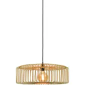 Good&Mojo Bamboe LED Hanglamp Bromo | 1X E27 Max 40W | Natural/Black