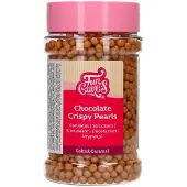 Funcakes Chocolade Crispy Pearls - Salted Caramel - 155g - Sprinkles - Taartdecoratie