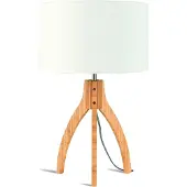 Good&Mojo Bamboe LED Tafellamp Annapurna | 1X E27 Max 40W | White