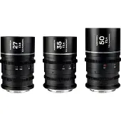 Laowa 27/35/50 S35 Nanomorph Cine Bundle Silver MFT-mount