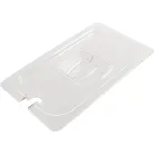 HorecaTraders Plastic deksel GN 1/2 met lepeluitsparing