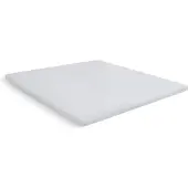Kayori Topper Hoeslaken Shizu Wit (Percal)-180 x 200 cm