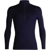Icebreaker Ondershirt Icebreaker Mens 260 Tech LS Half Zip Midnight Navy-XL