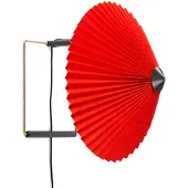 HAY Matin wall muurlamp Ø30 cm Bright red shade