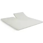 Kayori Split Topper Hoeslaken Shizu Offwhite (Percal)-160 x 210 cm
