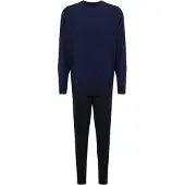 Schiesser Pyjama Long royal blue 178094 54/XL