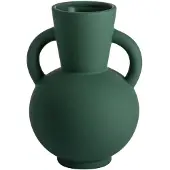 Gusta Vaas Rubberlook Ø13,6x20,2 cm groen