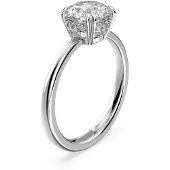 Swarovski Ring 'Stilla' zilver / wit
