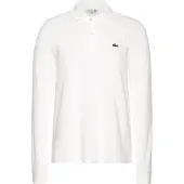 Lacoste Polo Men L1312 Longsleeve Classic Fit White-2