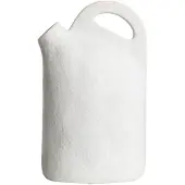 Gusta Vaas met Handvat 15,8x9,8x25cm Wit