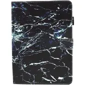 Mobigear Marble Bookcase voor Apple iPad 5 (2017) - Zwart