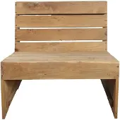 House Doctor Woodie lounge stoel hout