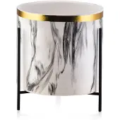 Mondex | Vaas Dyvano keramiek wit 14x14x15.5 cm bloempotten | NADUVI