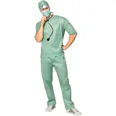 Boland Chirurgen kostuum | Ok kleding | ziekenhuis broeder (groen)