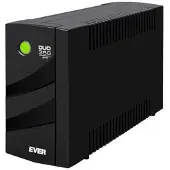 Ever Duo 350 Avr Line-interactive 0.35kva 2 Stopcontacten Ups 245w