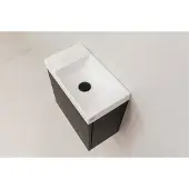 SaniGoods Minimo fontein zonder kraangat 40x22cm wit mat