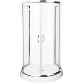 Kerra Vibe ronde douchecabine 100x86cm chroom