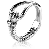 Zinzi Mart Visser by zilveren ring bewerkt MVR9