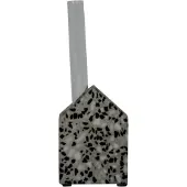 Housevitamin glazen reageerbuis vaas uit terrazzo huis - 16x8 cm
