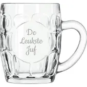 Libbey Gegraveerde Bierpul 55cl De Leukste Juf