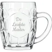 Libbey Gegraveerde Bierpul 55cl De Leafste Master