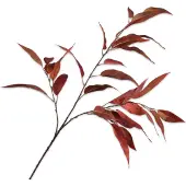 Silk-ka Kunstbloem-Zijde Bladtak Bruin 114 cm