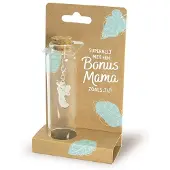 Miko Sieraad in een flesje - Bonus Moeder | cadeautje (zilver)