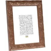 Deknudt Frames fotolijst S46HF3 - bruin - golfstructuur - hout - 24x30