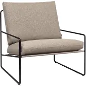 Ferm Living Desert 1-zitsbank voor buiten Dolce Dark Sand | Black