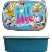 Image broodtrommel - lunchbox - fall guys - blauw - schoolspullen