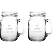 Fusion Gegraveerde Drinkglas 45cl De Leukste Skoanheit-De Leukste Skoanmem