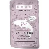 Grau Adult Graanvrij 16 x 125 g Kattenvoer - Zalm Puur