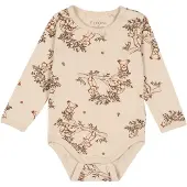 Fixoni Rompertje/body beige / bruin / donkergroen