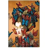 Paperblanks Madame Butterfly (Esprit de Lacombe) Mini Dayplanner 2023