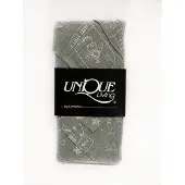 Unique living Servetten - set 4 stuks - Let it snow - 40x40cm - grijs - Kerst