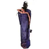 Cocoon - MummyLiner Ripstop Silk - Reisslaapzak 241 x 90/56 cm, blauw