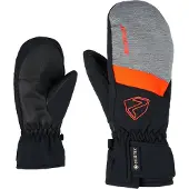 Ziener Levin Gtx Kinder Handschoen Dark Melange/Black 5
