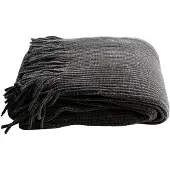 Gusta Plaid Chenille 152x127cm donkergrijs