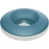 Trixie Slowfeeder Hond - Rocking Bowl - Kunststof - Grijs Blauw - 23 cm - 500 ml