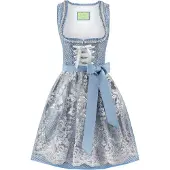 Stockerpoint Dirndl blauw / wit