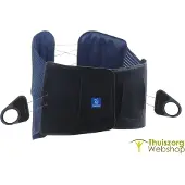 Thuasne -LOMBASTAB laag 21 cm, Zwart-blauw, maat 3