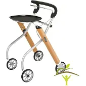 Able 2 Let's Go Indoor rollator - Beuken/zilver -