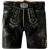 Stockerpoint Klederdracht broek 'Bertl' donkerbeige / antraciet