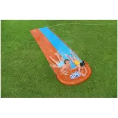 Bestway Double Slide Track 4.88 Metres Blauw